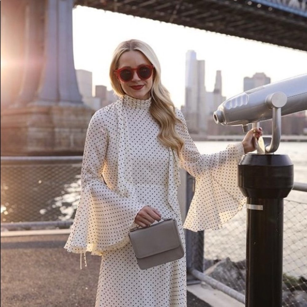 FEED Blair Leather Crossbody Bag in Taupe